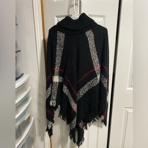 Women’s poncho sweater